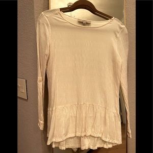 Loft off white top
